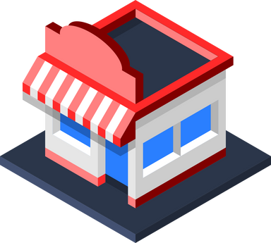 Shop Market Illustration